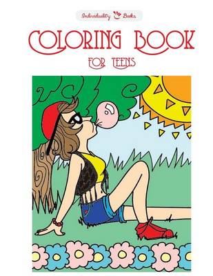 Book cover for A Colouring Book for Teens