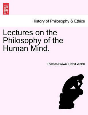 Book cover for Lectures on the Philosophy of the Human Mind. Thirteenth Edition