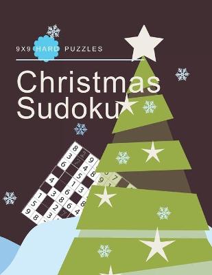 Book cover for Christmas Sudoku 9X9 Hard Puzzles