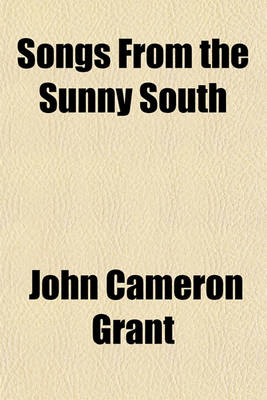 Book cover for Songs from the Sunny South