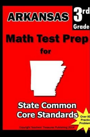 Cover of Arkansas 3rd Grade Math Test Prep