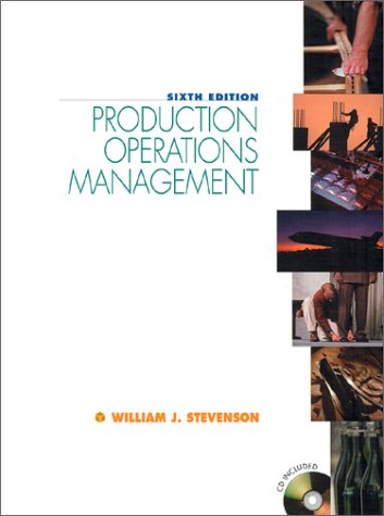 Book cover for Production/Operations Management with Student CD and on Line Learning Center Code Card Package