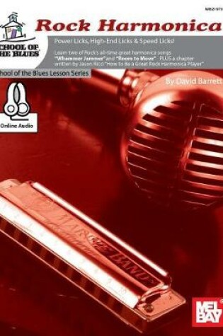 Cover of Rock Harmonica Book With Online Audio