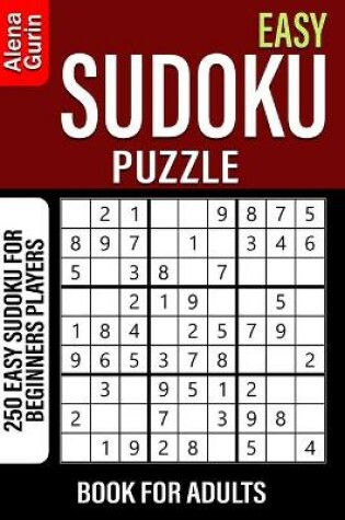 Cover of Easy Sudoku Puzzle Book for Adults