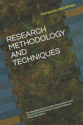 Book cover for Research Methodology and Techniques