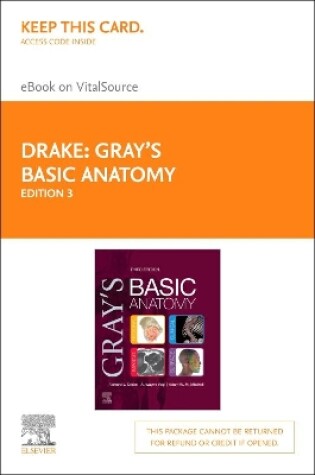 Cover of Gray's Basic Anatomy Elsevier eBook on Vitalsource (Retail Access Card)