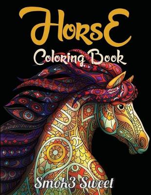 Book cover for Horse Coloring Book