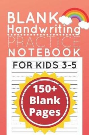 Cover of Blank Handwriting Practice Paper Notebook