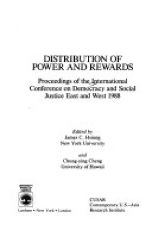 Cover of Distribution of Power and Rewards