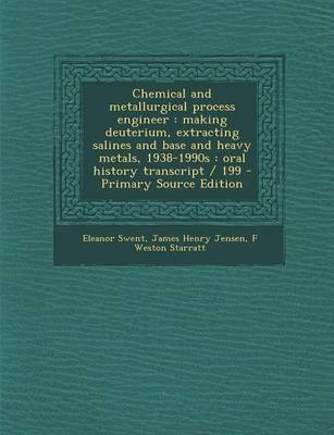 Book cover for Chemical and Metallurgical Process Engineer