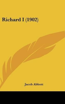 Book cover for Richard I (1902)