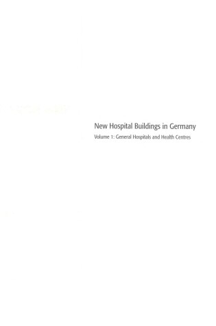 Cover of New Hospital Buildings in Germany