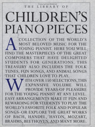 Book cover for The Library of Children's Piano Pieces