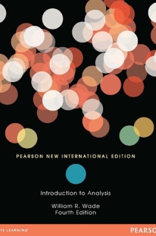 Cover of Introduction to Analysis: Pearson New International Edition