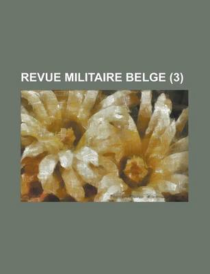 Book cover for Revue Militaire Belge (3)