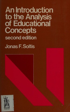 Book cover for Introduction to the Analysis of Educational Concepts