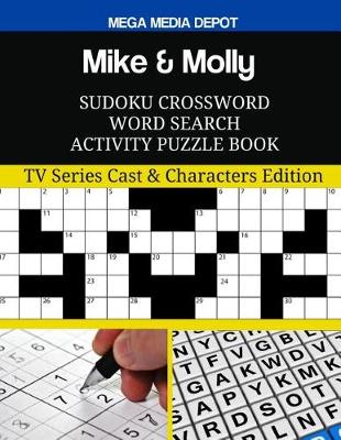 Book cover for Mike & Molly Sudoku Crossword Word Search Activity Puzzle Book