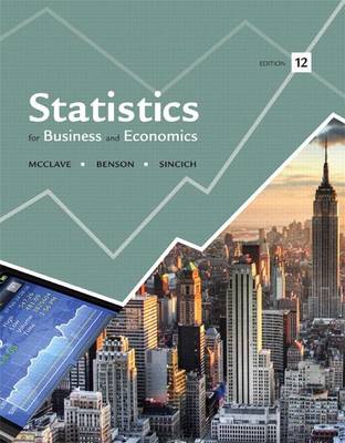 Book cover for Statistics for Business and Economics Plus New Mylab Statistics with Pearson Etext -- Access Card Package