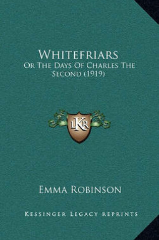 Cover of Whitefriars