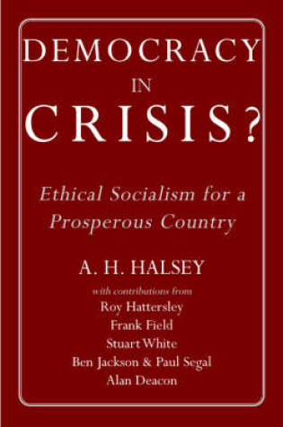 Cover of Democracy in Crisis