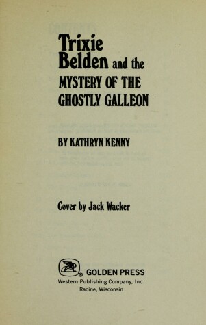 Book cover for The Mystery of the Ghostly Galleon