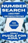 Book cover for Number Search Puzzle for Adults