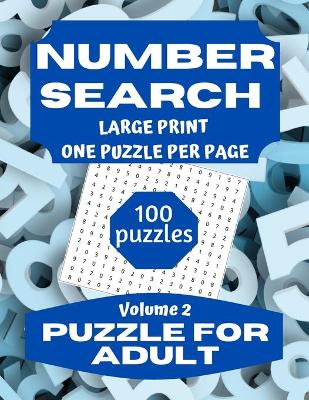 Cover of Number Search Puzzle for Adults