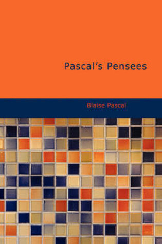 Cover of Pascal's Pensees