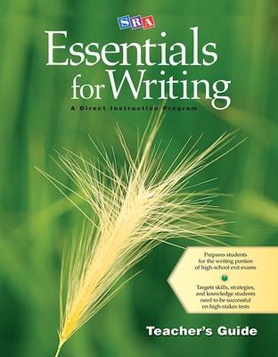 Cover of SRA Essentials for Writing Teacher's Guide