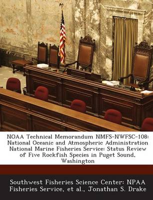 Book cover for Noaa Technical Memorandum Nmfs-Nwfsc-108