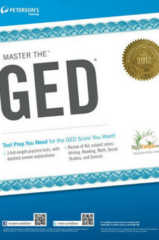 Cover of Peterson's Master the GED