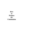 Book cover for How to Prepare for Communion