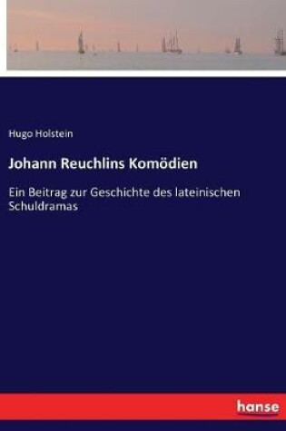 Cover of Johann Reuchlins Komödien