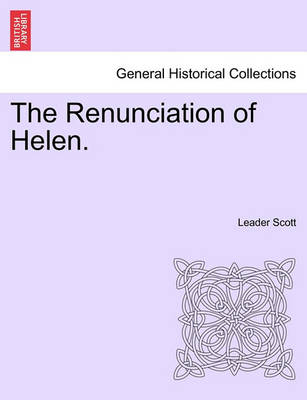 Book cover for The Renunciation of Helen.