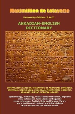Cover of University-Edition. A to Z. Akkadian-English Dictionary