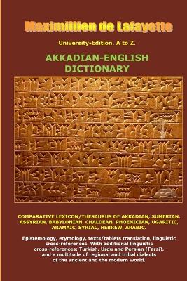 Book cover for University-Edition. A to Z. Akkadian-English Dictionary