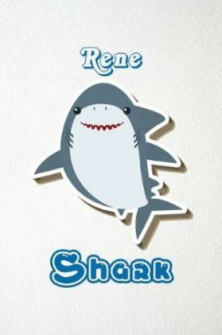 Cover of Rene Shark A5 Lined Notebook 110 Pages