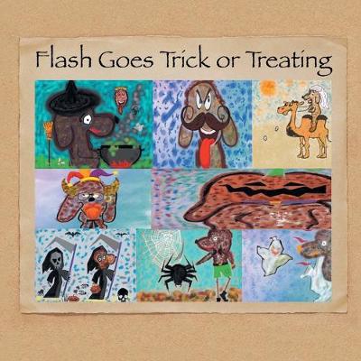 Book cover for Flash Goes Trick or Treating