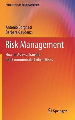 Book cover for Risk Management: How to Assess, Transfer and Communicate Critical Risks