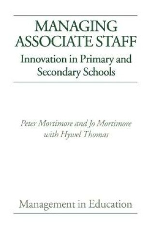 Cover of Managing Associate Staff