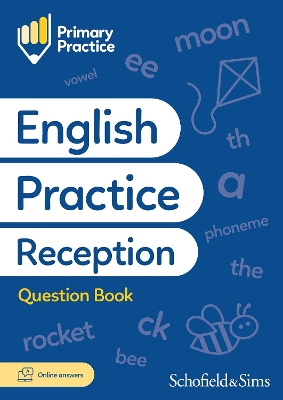Book cover for Primary Practice English Reception Question Book, Ages 4-5