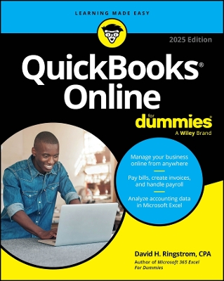 Book cover for QuickBooks Online for Dummies, 2025 Edition