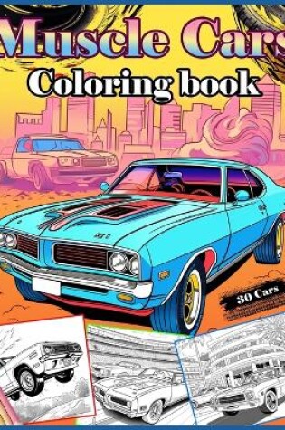 Cover of Muscle Cars Coloring book