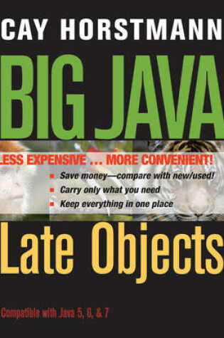 Cover of Big Java Late Objects Binder Ready Version + WileyPLUS Registration Card
