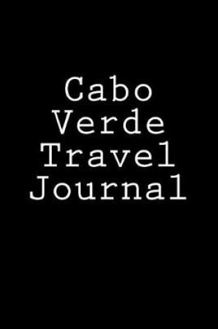 Cover of Cabo Verde Travel Journal