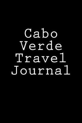 Book cover for Cabo Verde Travel Journal