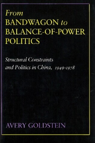 Cover of From Bandwagon to Balance-of-Power Politics