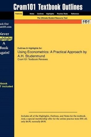 Cover of Studyguide for Using Econometrics