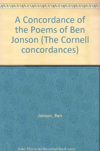 Book cover for A Concordance of the Poems of Ben Jonson