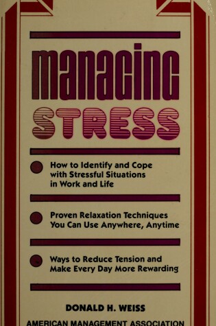 Cover of Managing Stress